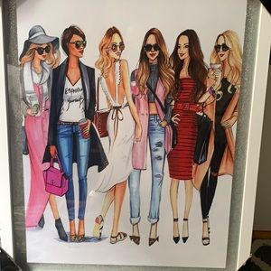 Painting of 6 girls